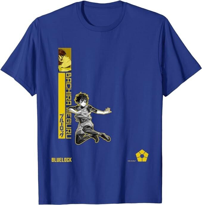 Blue Lock Meguru Bachira T-shirt Royal L Size Japan Limited