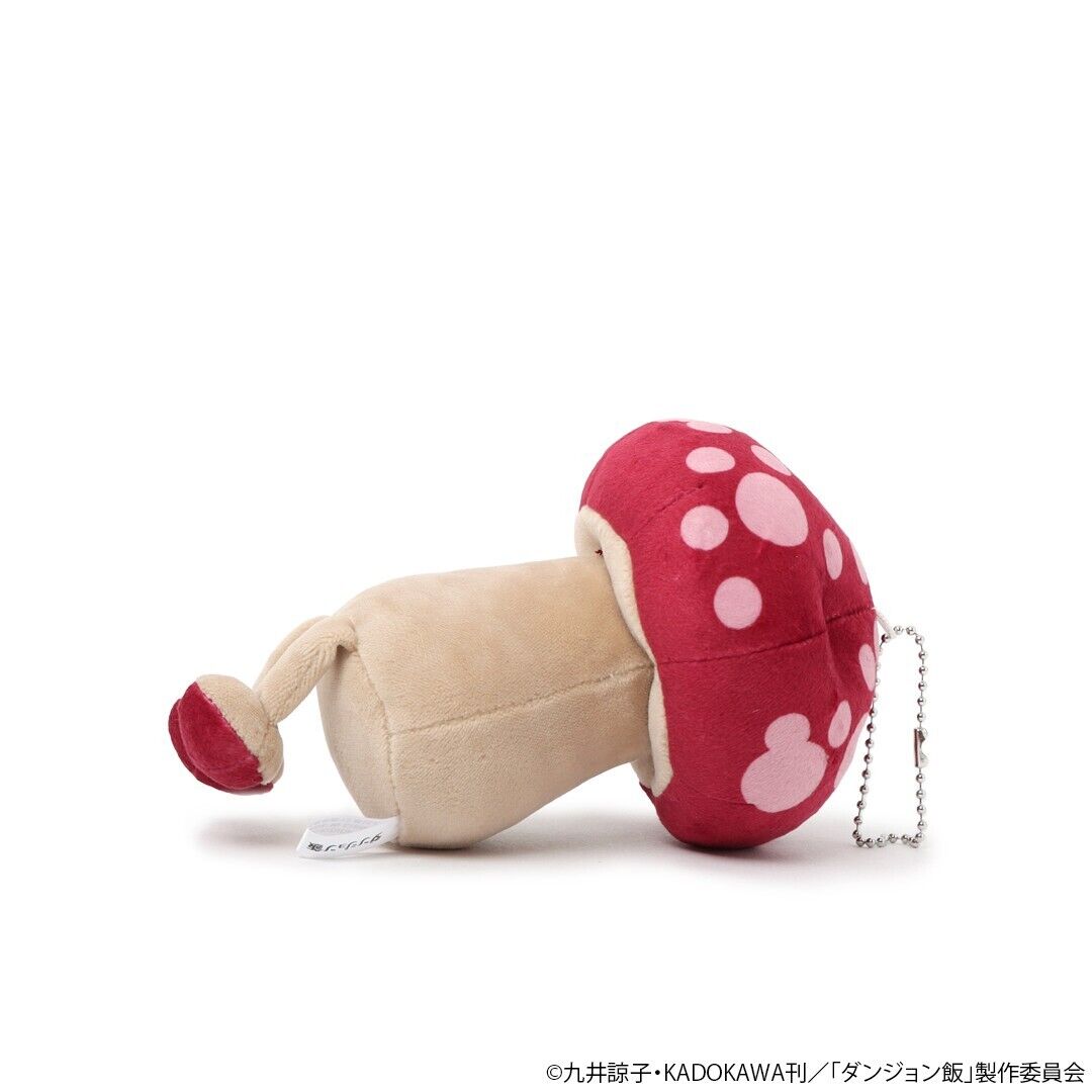 Delicious in Dungeon Walking Mushroom Mini Plush w/ Ballchain Japan Limited