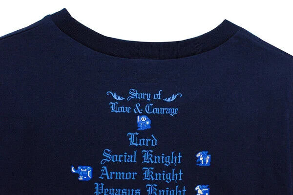 Fire Emblem STORY OF LOVE & COURAGE T-shirt Navy XL Size Unisex Japan