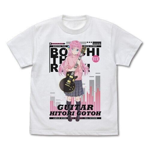 Bocchi the Rock! Hitori Gotoh Full Color T-shirt XL Size Unisex Japan Limited