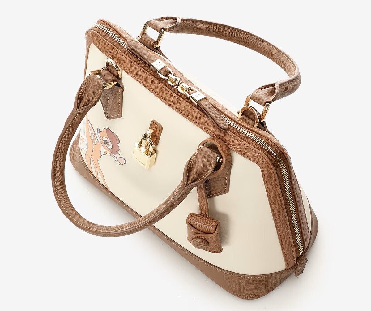 Disney 100th Anniversary Bambi 2way Shoulder Bag Leather Women Samantha Japan