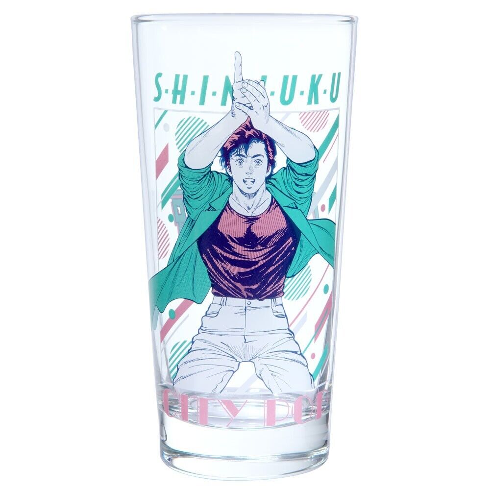 City Hunter Ryo Saeba Long Tumblr Glass Japan Limited