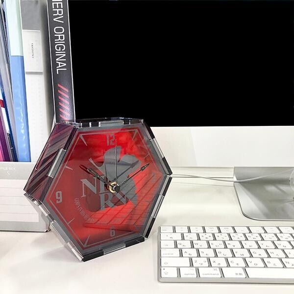 Evangelion NERV Acrylic Clock EVA STORE Japan