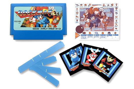 Mega Man Rockman Mini Storage Case Famicom Game-Casette Style Japan Limited