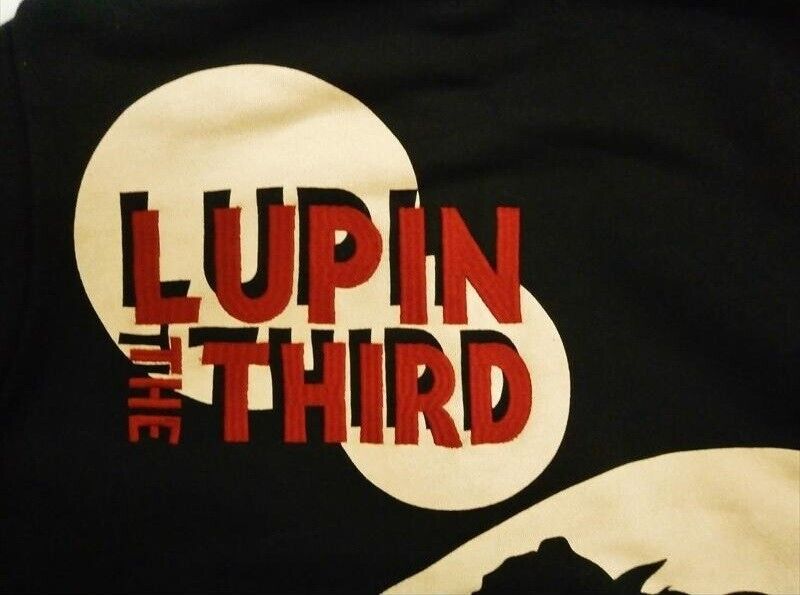 Lupin III the 3rd Third Daisuke Jigen Hoodie Black XL Size Japan Limited