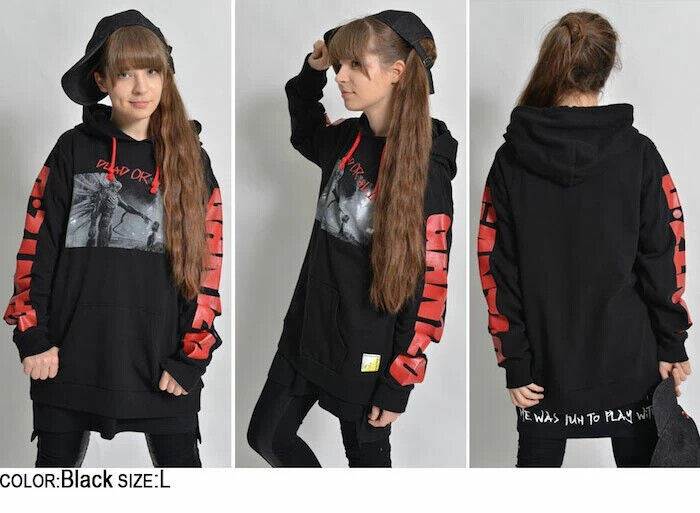 GANTZ O Nurarihyon Hoodie Black L Size Unisex Japan Limited Cosplay