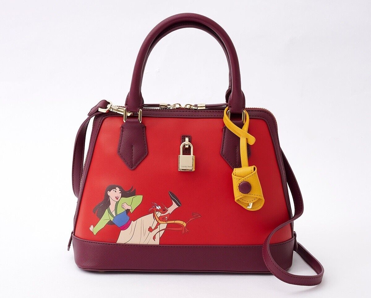 Disney 100th Anniversary Princess Mulan 2way Shoulder Bag Leather Women Samantha