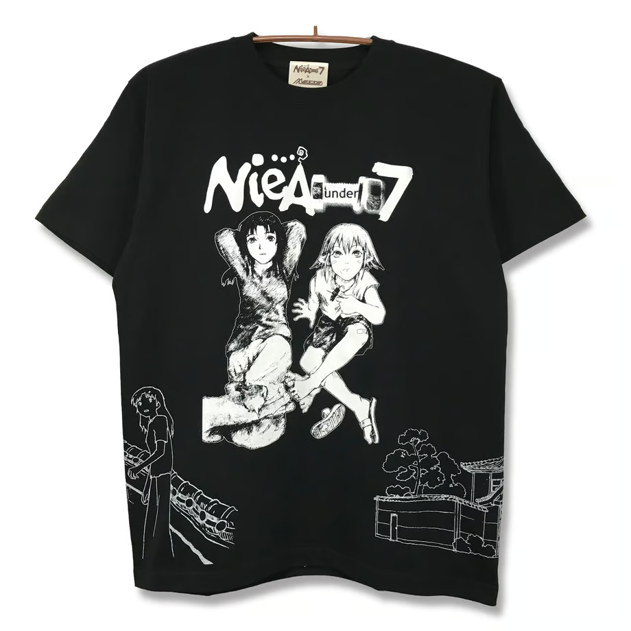 NieA_7 Look out at the Mothership T-shirt Black L Size Unisex Yoshitoshi Abe