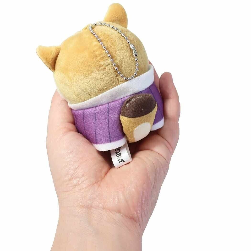 Golden Kamuy Yoshitake Shiraishi Animal Phose Mini Plush w/ Ballchain Japan LTD