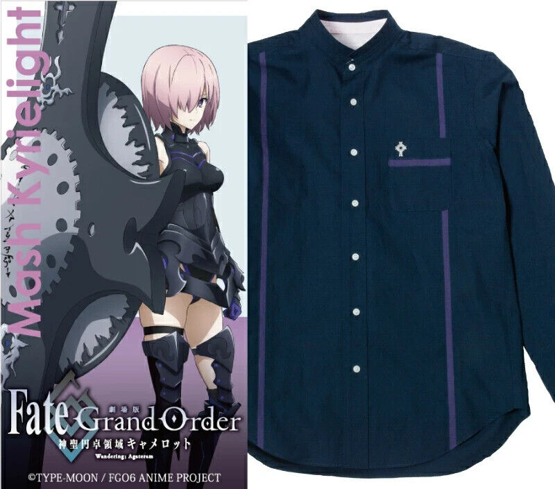 Fate Grand Order Divine Realm of the Round Table Camelot Mash Kyrielight Shirt L