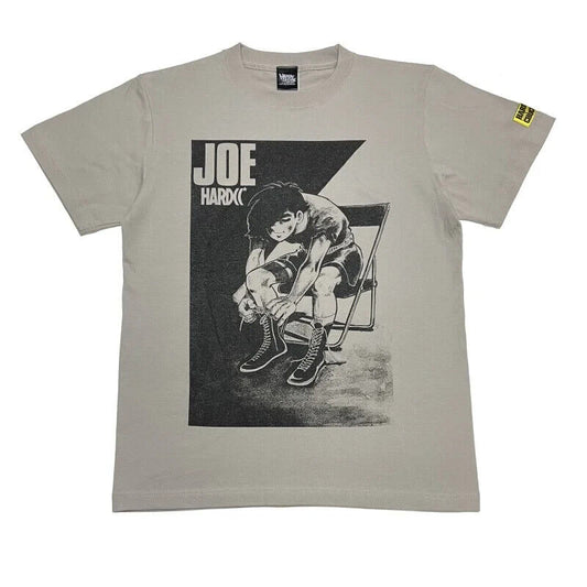 Ashita no Joe 55th Anniversary Tange Fight Club T-shirt Light Gray 2XL Size