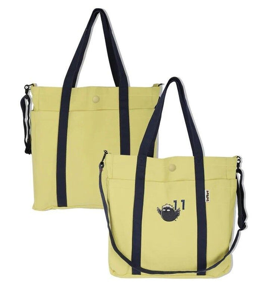 Haikyuu!! Haikyu Karasuno High Kei Tsukishima 2way Canvas Shoulder Bag Yellow