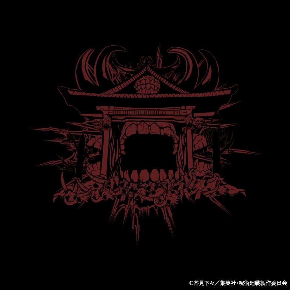 Jujutsu Kaisen Sukuna Malevolent Shrine T-shirt Black XL Size Unisex Japan LTD