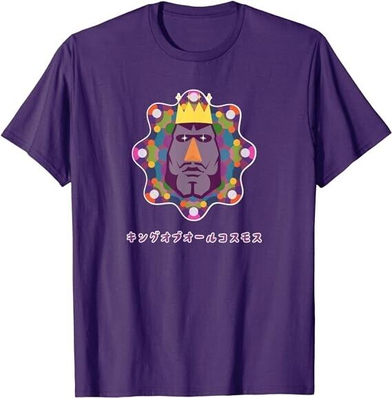 Katamari Damacy The King of All Cosmos T-shirt Purple L Size Bandai Namco Japan