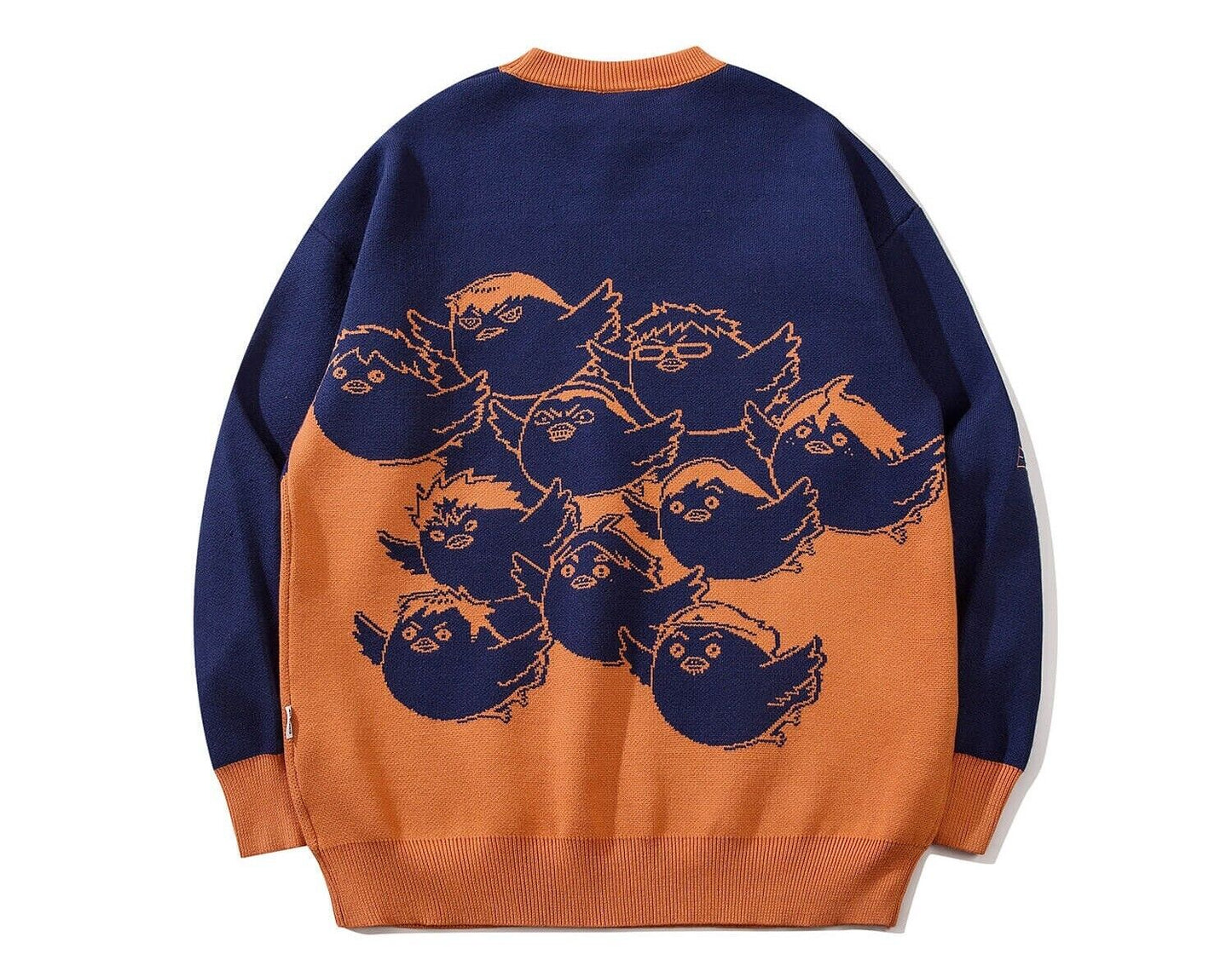 Haikyuu!! Haikyu Karasuno High School Knit Sweater Navy M Size Unisex Japan LTD