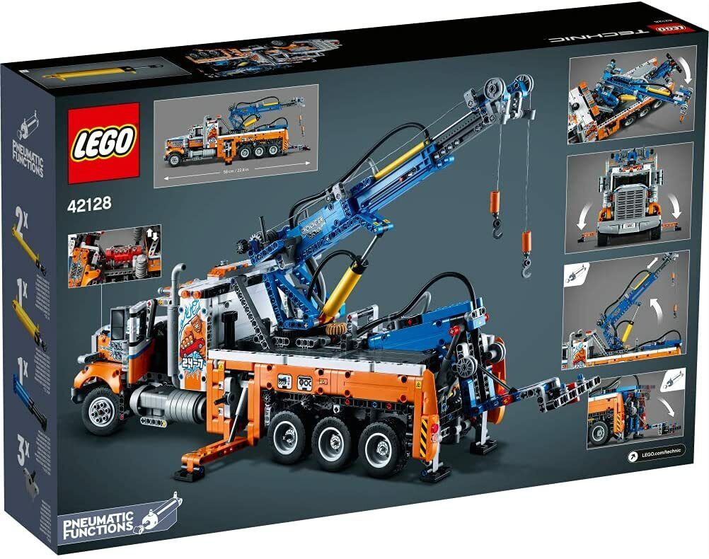 LEGO Technic Large Tow Truck 42128 Crane Building Set, Engineering Series Japan