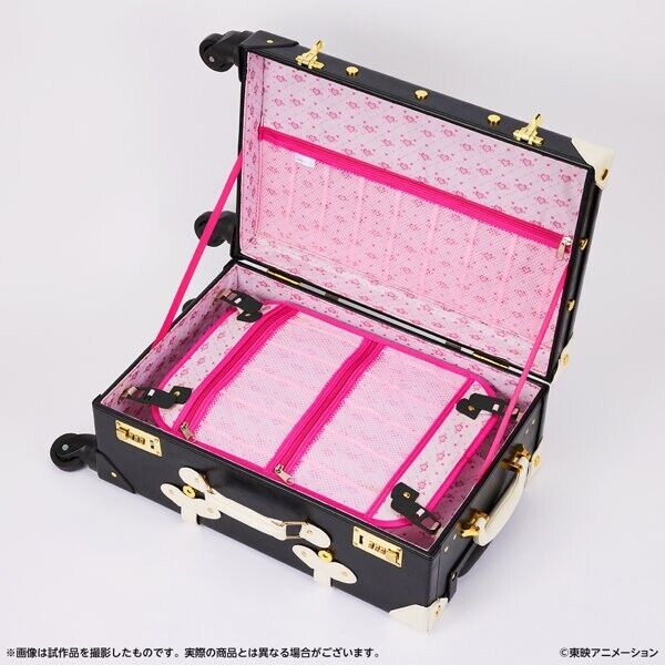 Futari wa Pretty Cure Precure Black Trolly Suitcase Travel Bag Japan Limited