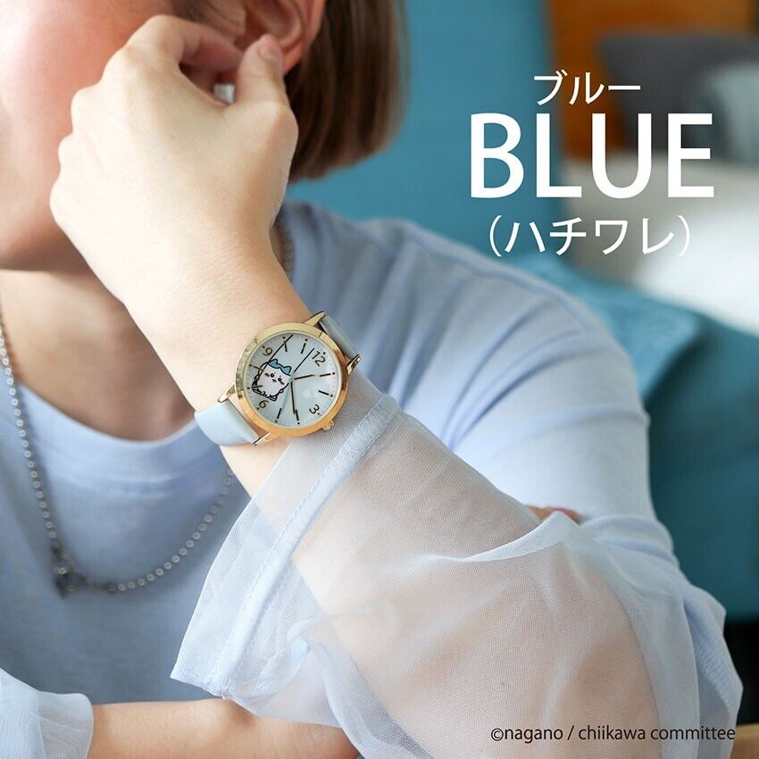 Chiikawa Hachiware Wrist Watch Blue Japan Limited