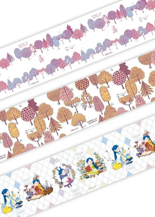 Ascendance of a Bookworm Washi Tape 3 Set Japan