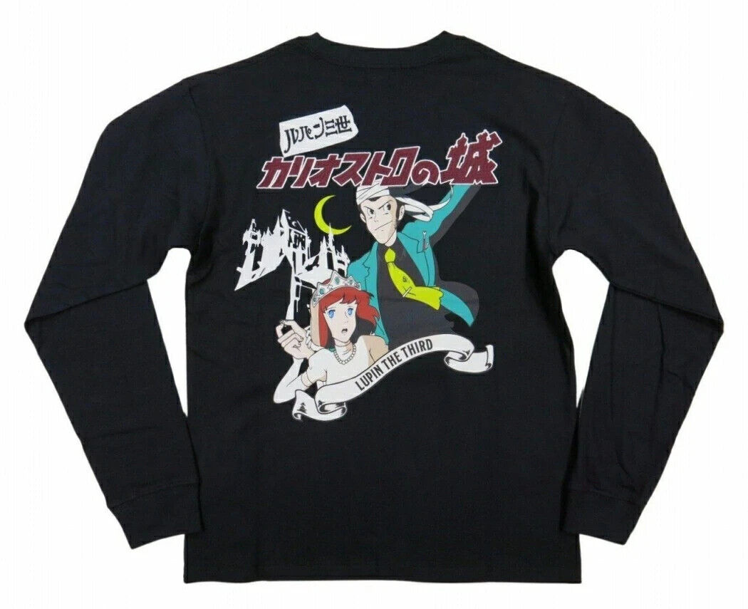 Lupin III the 3rd Third Castle of Cagliostro T-shirt Long Sleeve XL Size Unisex