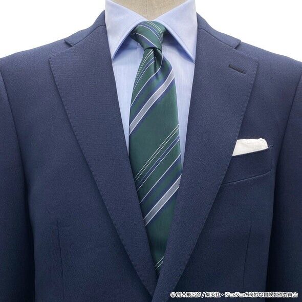 JoJo's Bizarre Adventure Pt.1 Phantom Blood Jonathan Joestar Tie Necktie Green