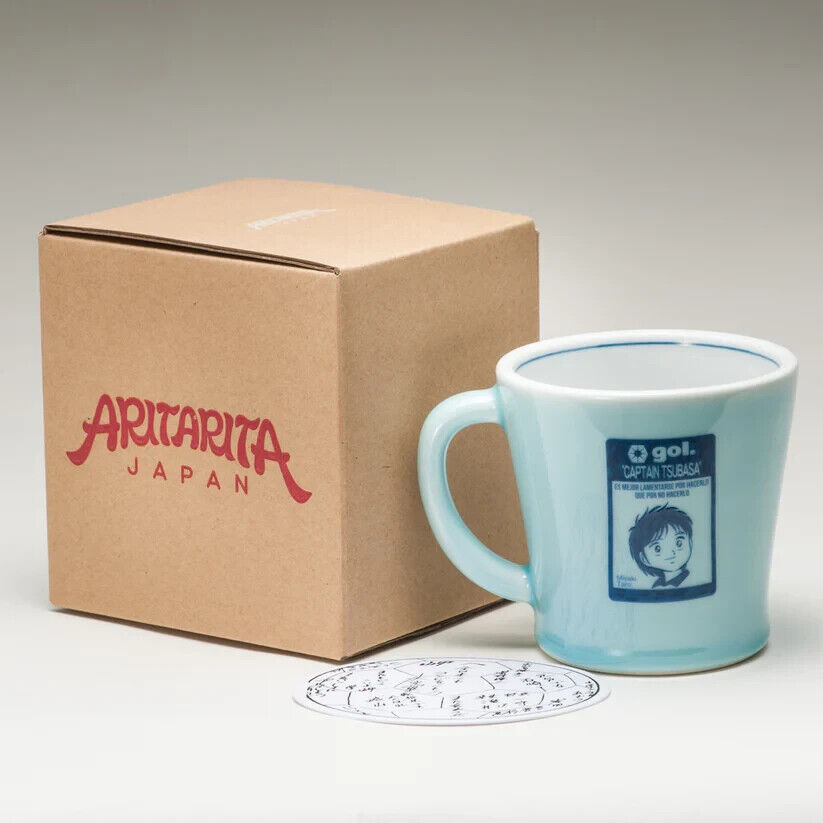 Captain Tsubasa Taro Musaki Smooth Mug Cup 260ml Porcelain ARITARITA Japan