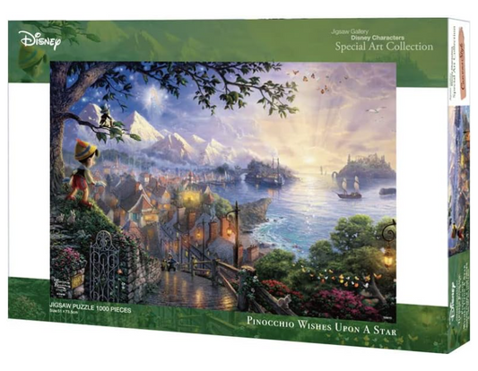 Disney Pinocchio Wishes Upon A Star 1000 Piece Puzzle Tenyo D-1000-087 JAPAN