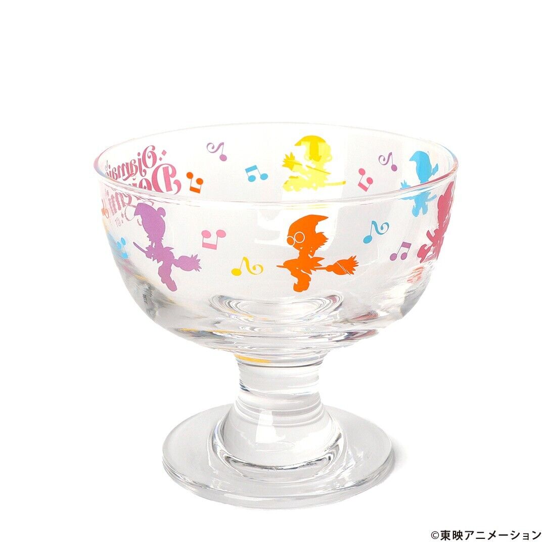 Ojamojo Doremi Dessert Sundae Glass w/ Coaster Tableware Japan Limited