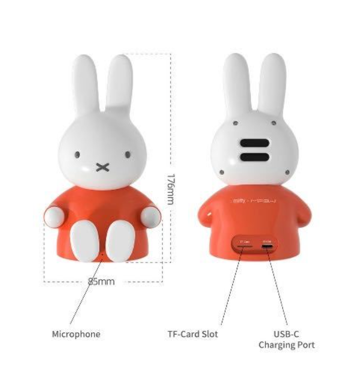 mipow × Miffy Collaboration Bluetooth Wireless Speaker Pink New F/S JAPAN