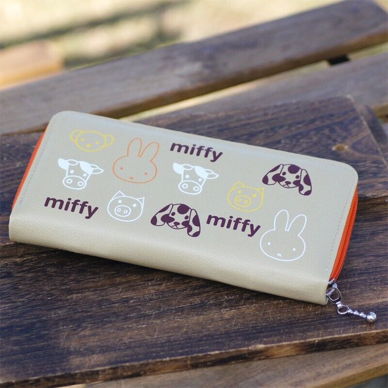 Miffy Long Wallet Round Zipper PU Leather Japan Limited