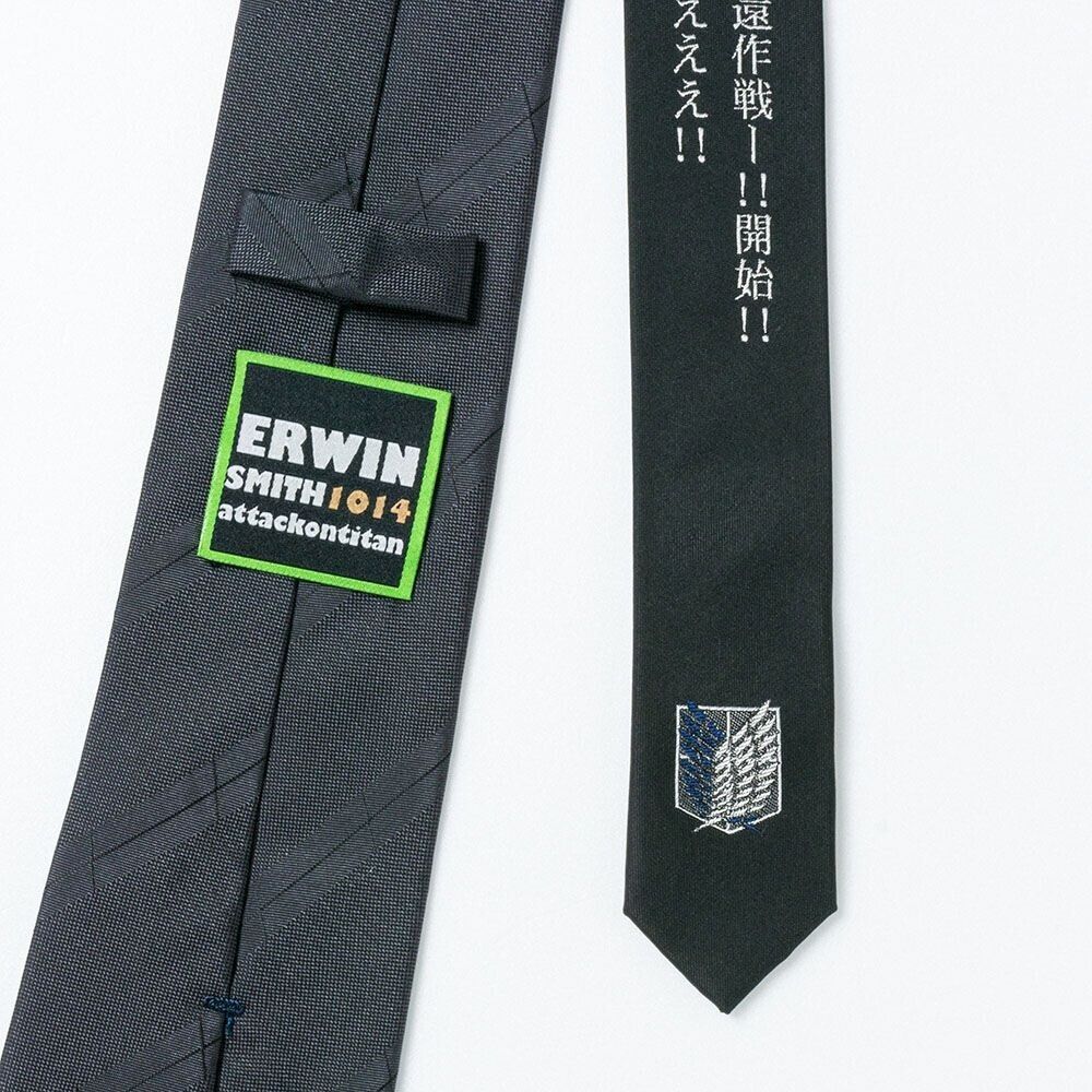 Attack on Titan Erwin Smith Tie Necktie Sword Blade Japan Limited Cosplay