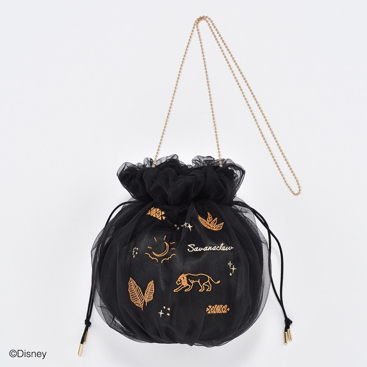 Disney Twisted Wonderland Savanaclaw Sheer Pochette Drawstring Shoulder Bag