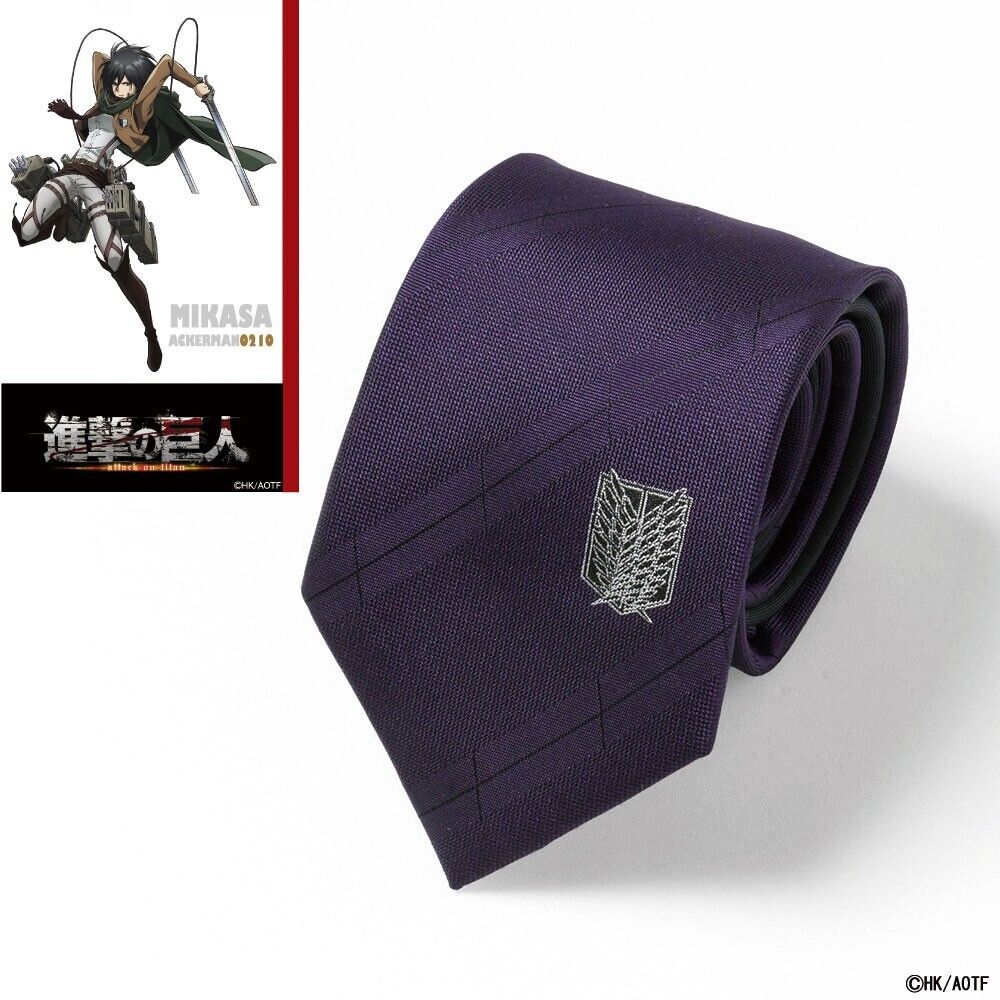 Attack on Titan Mikasa Ackerman Tie Necktie Sword Blade Japan Limited Cosplay