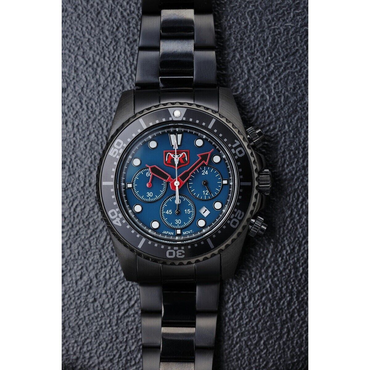 Kamen Rider 1 Solar Chronograph Watch Bandai Japan