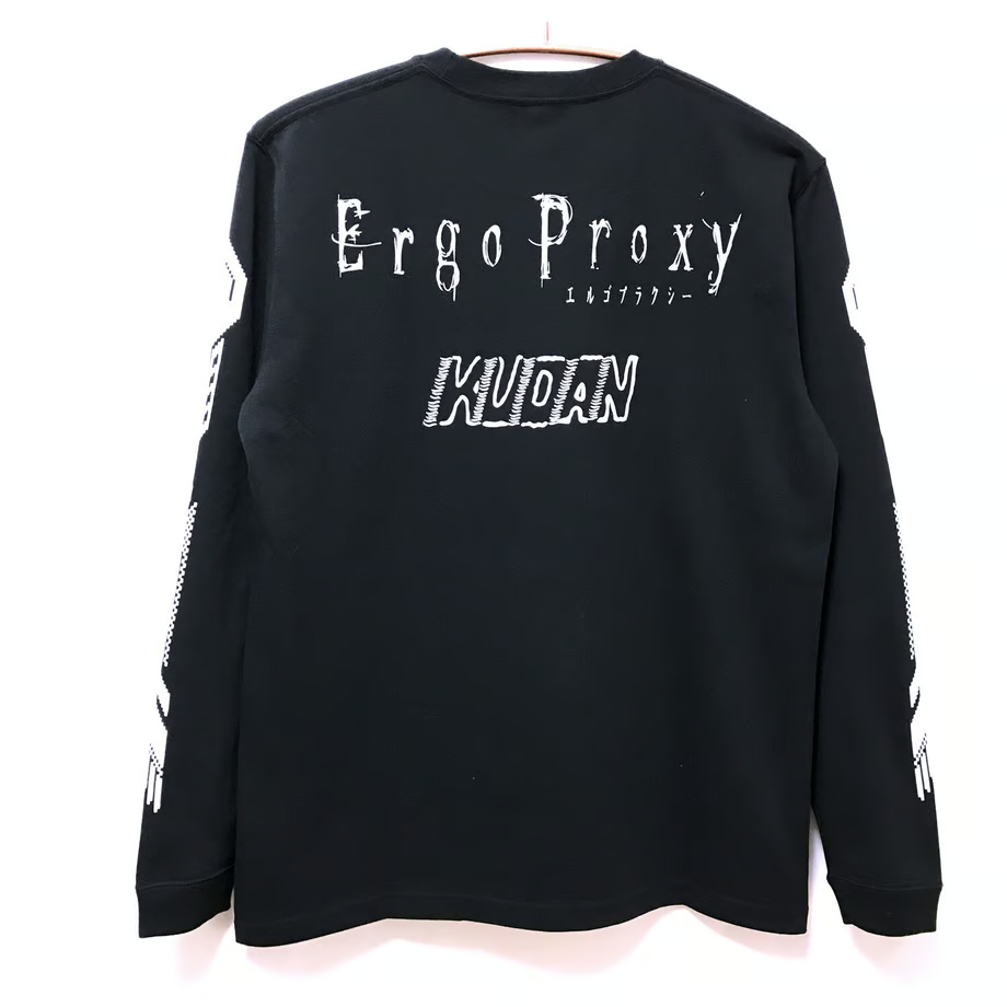 Ergo Proxy 15th Anniversary IGGY T-shirt Long Sleeve Black L Size Unisex KUDAN