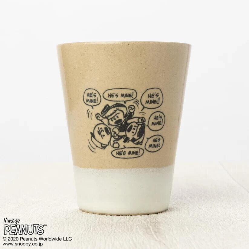 Peanuts 70th Anniversary Charlie Brown Snowman Tumblr Cup White 190ml MASHICO