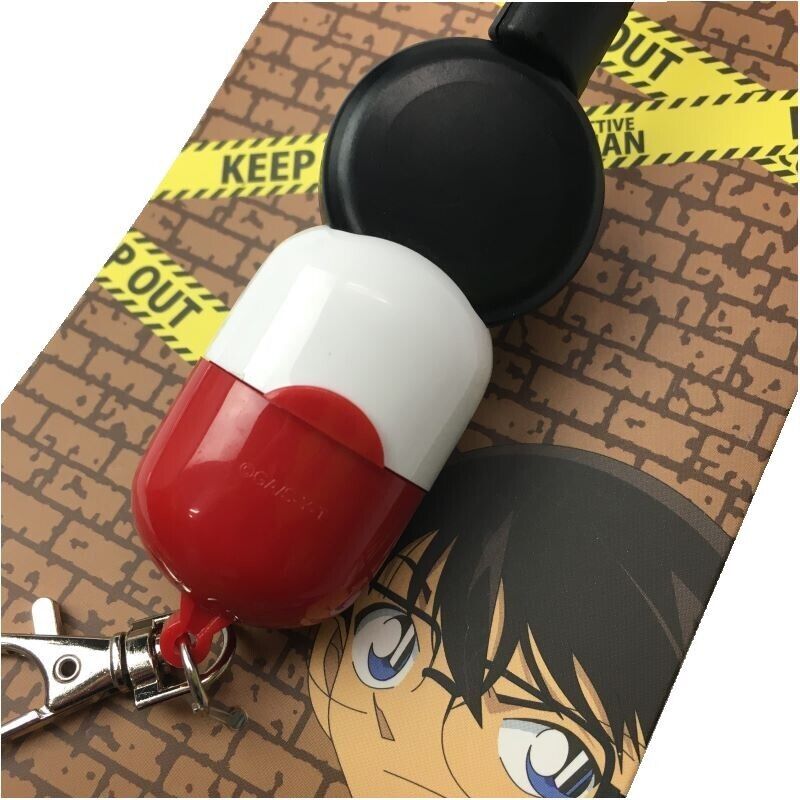 Detective Conan Shinichi Kudo APTX4869 Reel Neck Strap Japan Limited