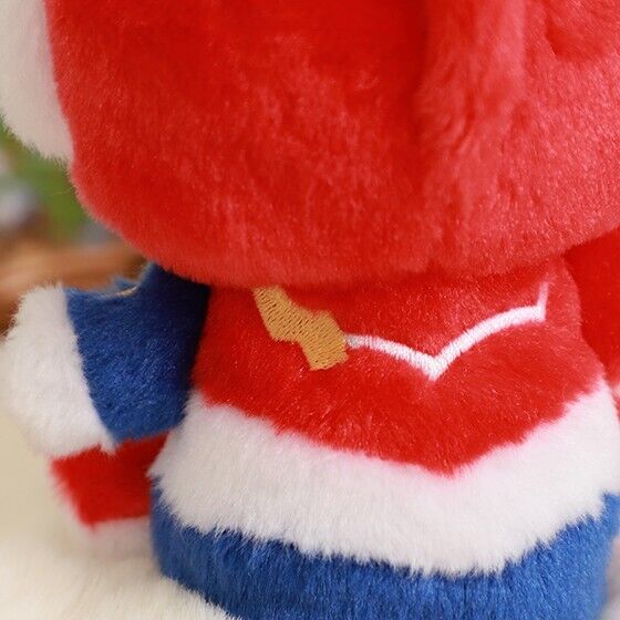 Ultraman Decker Fluffy Sitting Plush Palm Size 15cm Tsuburaya Japan Limited