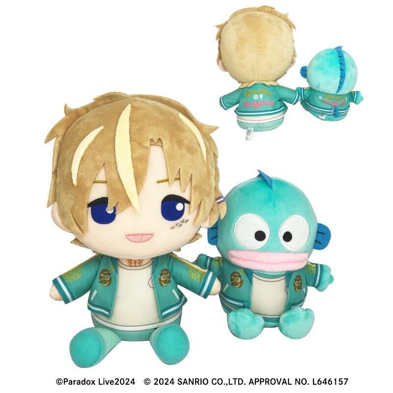 Paradox Live Buraikan Chisei Kuzuryu Sanrio Hangyodon Plush Set Japan Limited