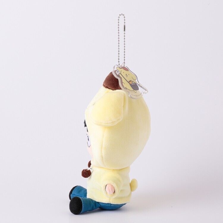 Mob Psycho 100 Katsuya Serizawa Sanrio Pom Pom Purin Mini Plush w/ Ballchain