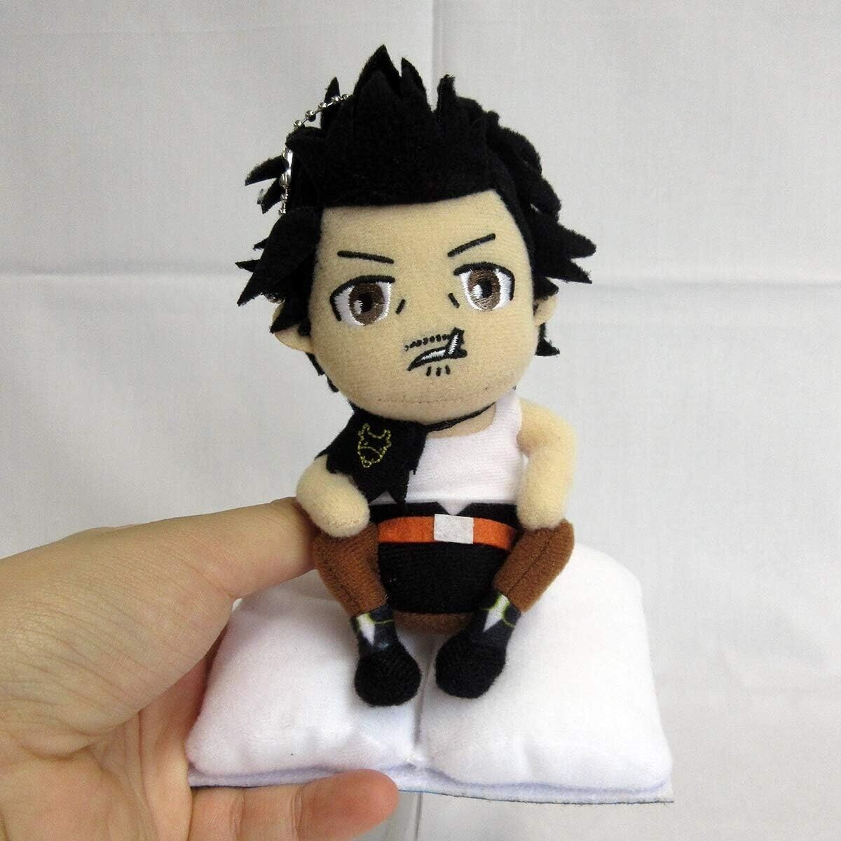 Black Clover Yami Sukehiro Sitting On Grimoire Mini Plush w/ Ballchain Japan