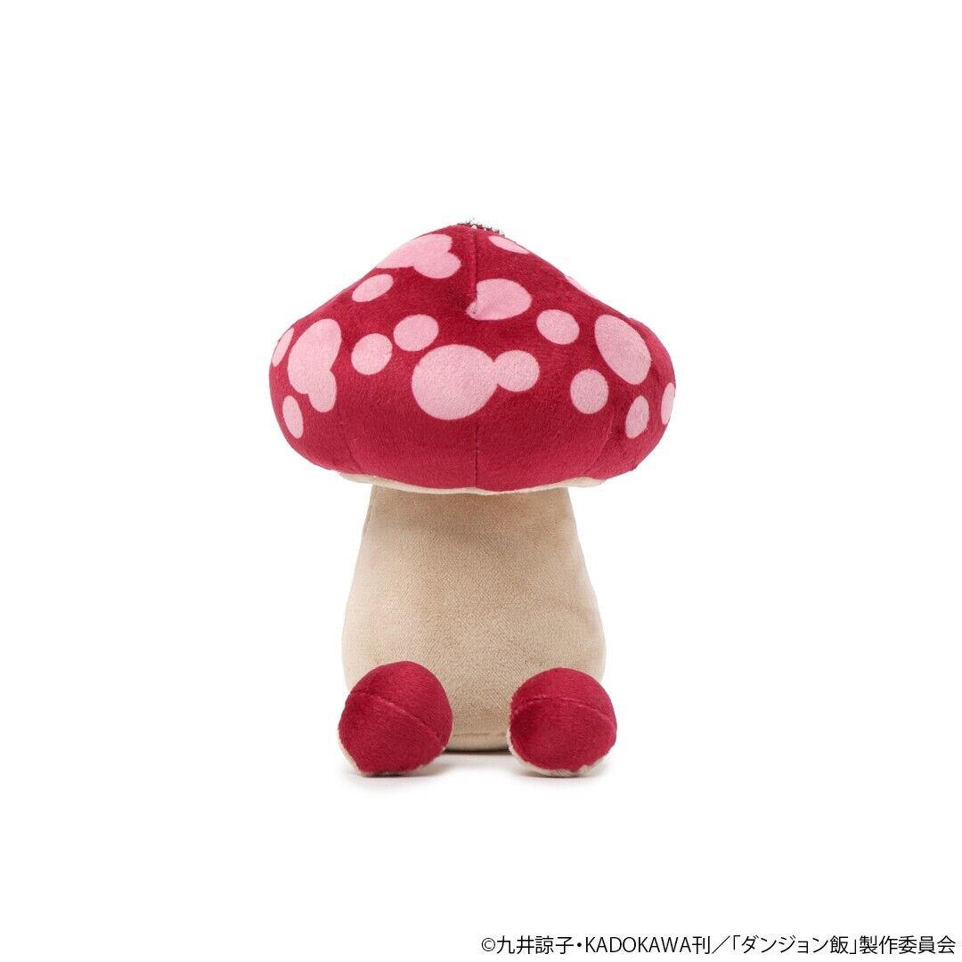 Delicious in Dungeon Walking Mushroom Mini Plush w/ Ballchain Japan Limited