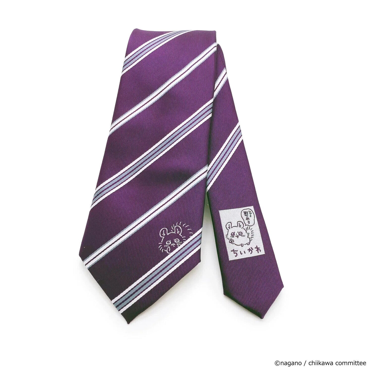 Chiikawa Momonga Tie Necktie Stripe Purple Japan Limited Cosplay