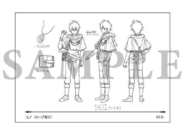 Black Clover Animation Setting Material Reference Art Book Studio Pierrot Japan