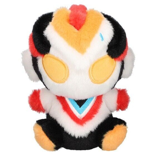 Ultraman Victory Fluffy Sitting Plush Palm Size 13cm Tsuburaya Japan Limited