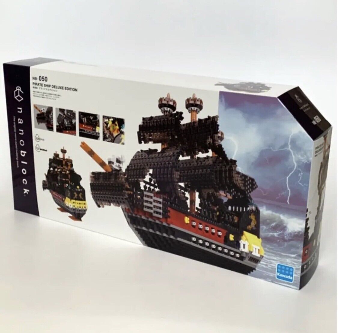 Edition NB-050 Kawada Nanoblock Pirate Ship Deluxe  Japan  Brand new