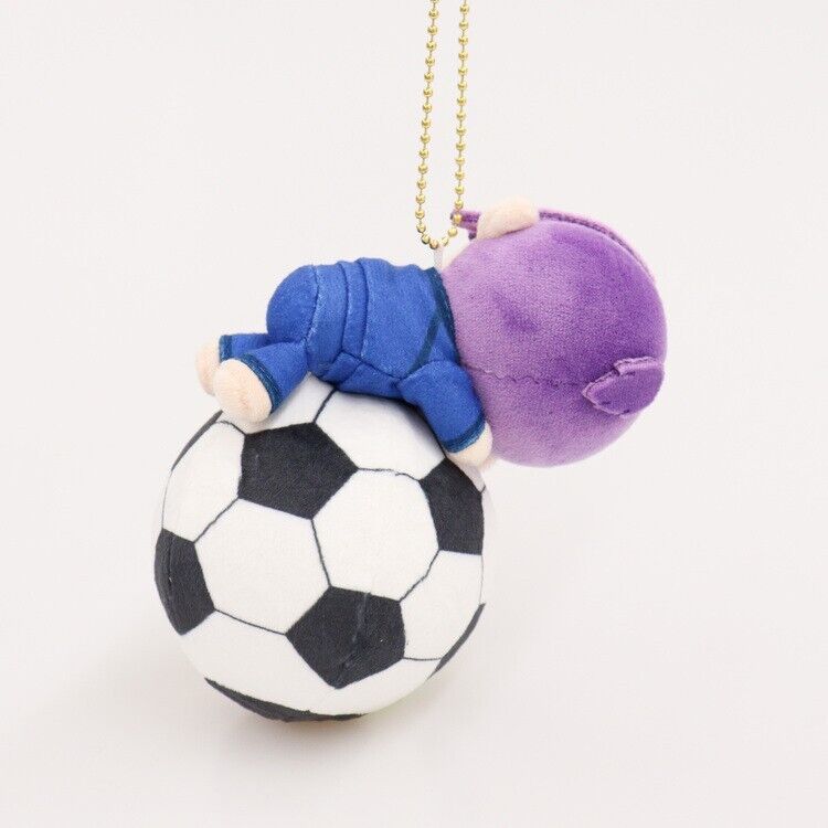 Blue Lock Reo Mikage Soccer Ball Squeeze Mini Plush w/ Ballchain Japan Limited