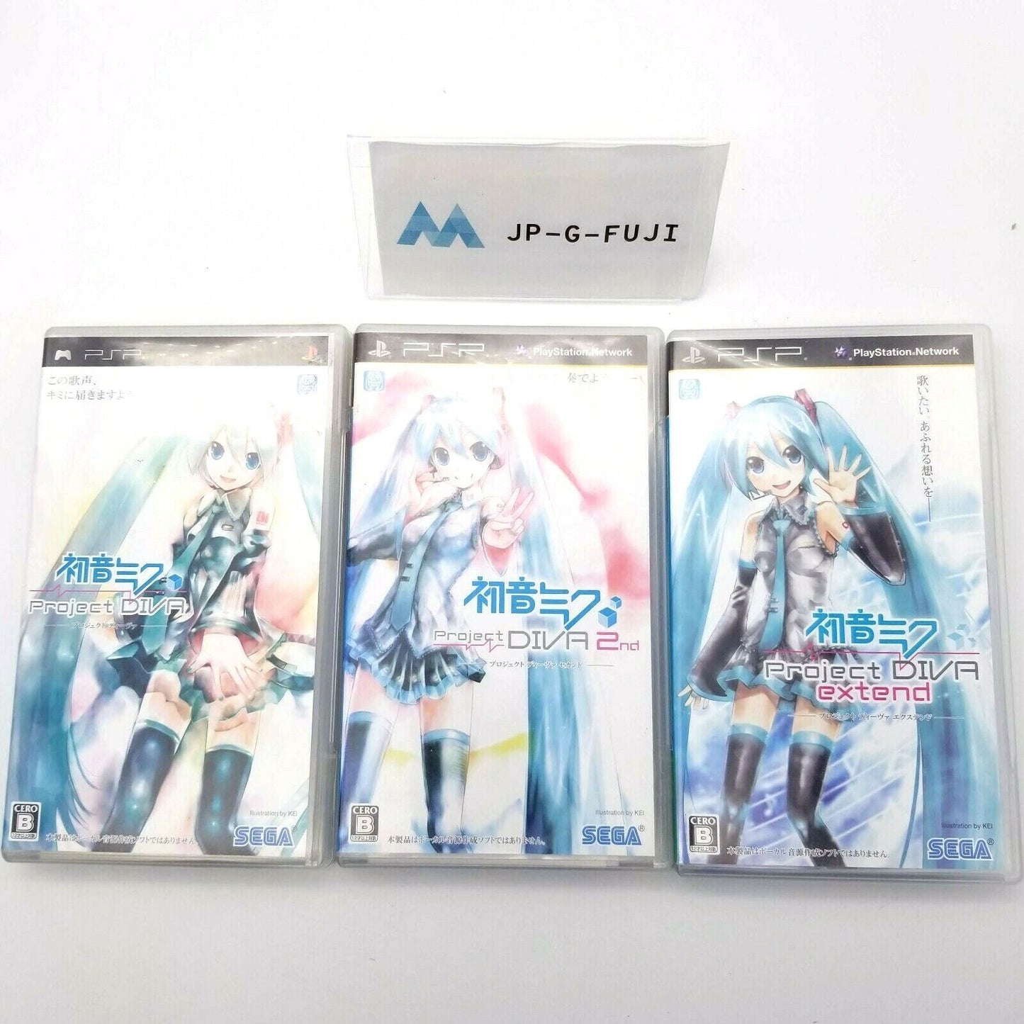 Hatsune Miku Project Diva 1st, 2nd, Expend set PSP PlayStation Portable Japanese