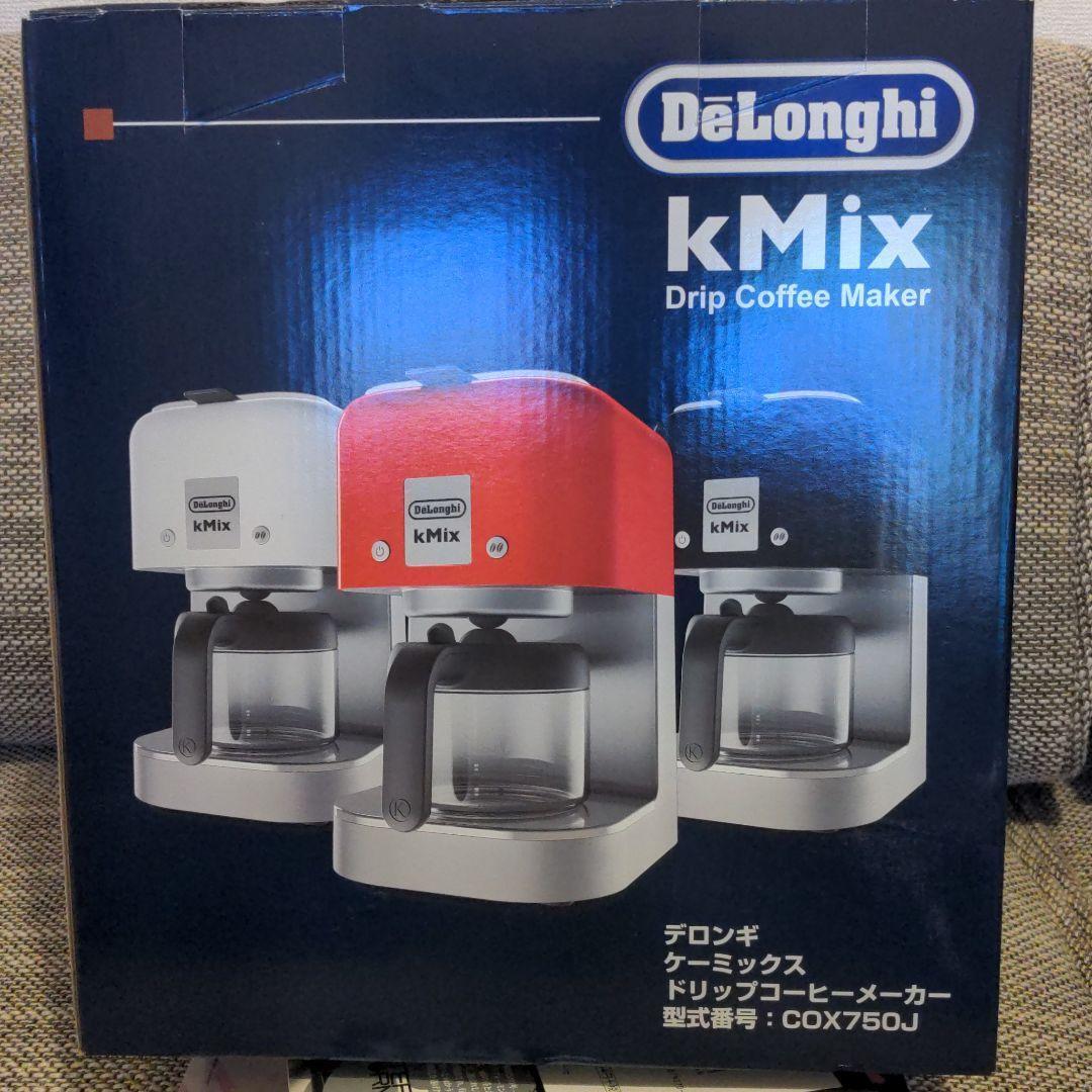 COX750J-RD DELONGHI KMIX Drip Coffee Maker Spicy Red 1-6 Cups with Arom New 100V