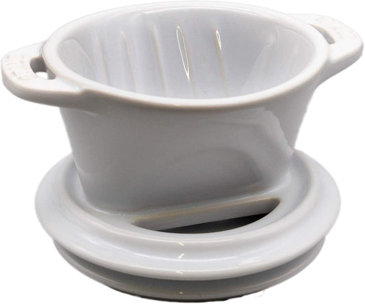 40508-535 STAUB Coffee Driper Cast Iron White Ceramic NEW